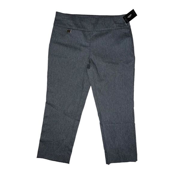 Alfani Essential Capri Pull-On with Tummy-Control Dark Gray Heather 6 Petite NWT - Picture 1 of 7